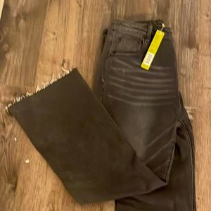 GIANNI BINI Black flare jeans